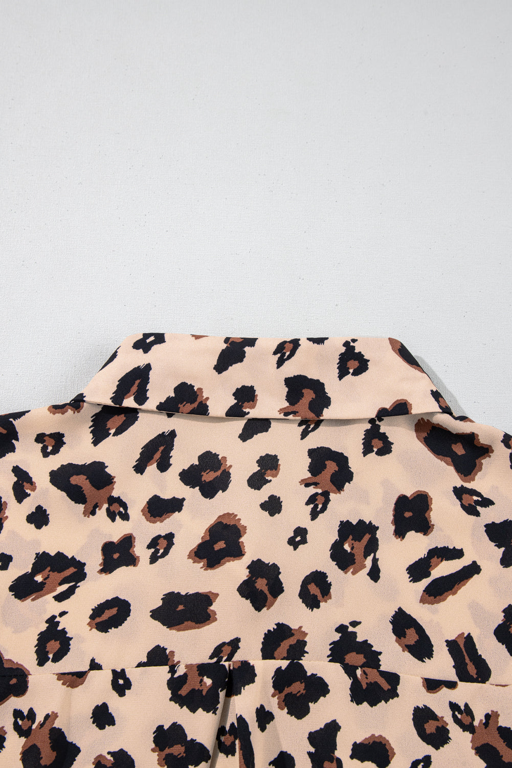 Leopard Print Plus Size Shirt