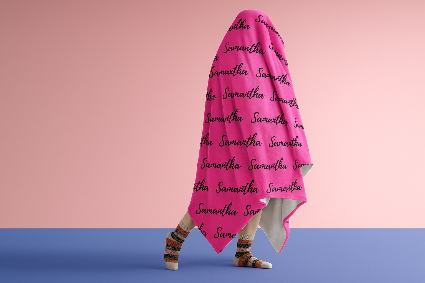 Personalized Velveteen Plush Blanket - Cozy Home Gift, Soft Throw Blanket, Warm Decor, Perfect for Snuggling, Seasonal Decor